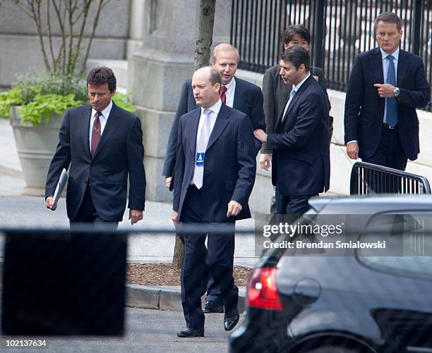 British Petroleum Chief Executive Tony Hayward , BP America President Lamar McKay , Managing Director Robert Dudley and Chairman Carl-Henric Svanberg...