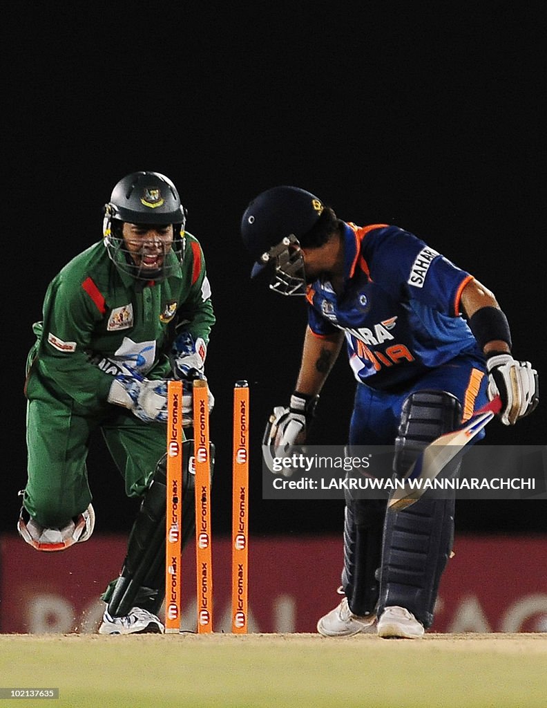 Bangladeshi wicketkeeper Mushfiqur Rahim