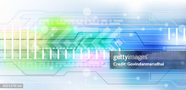 future technology, security concept background, - developing world technology stock illustrations