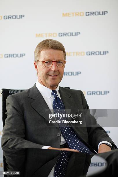 Eckhard Cordes, chief executive officer of Metro AG, poses in Berlin, Germany, on Wednesday, June 16, 2010. Metro AG, Germany's largest retailer,...