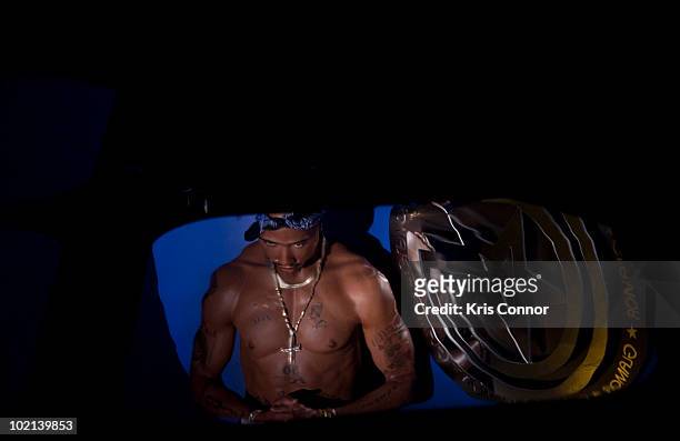 Tupac Shakur wax figure is unveiled at Madame Tussauds on June 16, 2010 in Washington, DC.