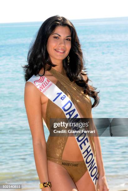 Claudia Moro, first lady of honor of Patricia Rodriguez, Miss Spain, Second March 2008, 'Grand Hotel Oasis', Cancun, Mexico.