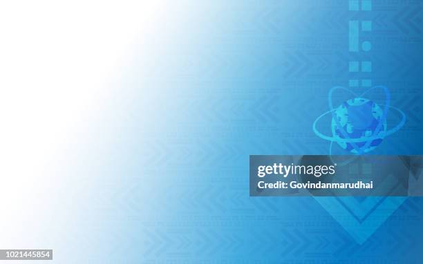future technology, security concept background, - globe network projection stock illustrations