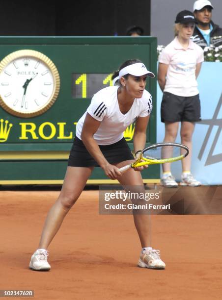 Anabel Medina, ESP, tennis in 'Mutua Madrilena Madrid Open' , 8th May 2010, in 'La Caja Magica'. Madrid, Spain.