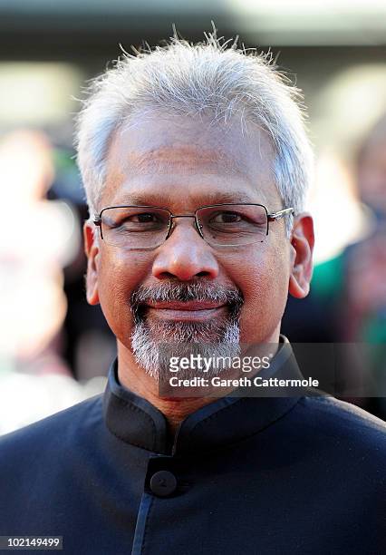 Director Mani Ratnam arrives at the World Premiere of Raavan at the BFI Southbank on June 16, 2010 in London, England.