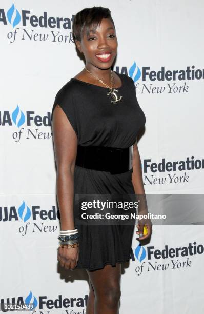 Estelle attends the UJA-Federation's 2010 Music Visionary of the Year award luncheon at The Pierre Ballroom on June 16, 2010 in New York City.