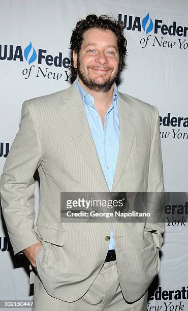 Jeffrey Ross attends the UJA-Federation's 2010 Music Visionary of the Year award luncheon at The Pierre Ballroom on June 16, 2010 in New York City.