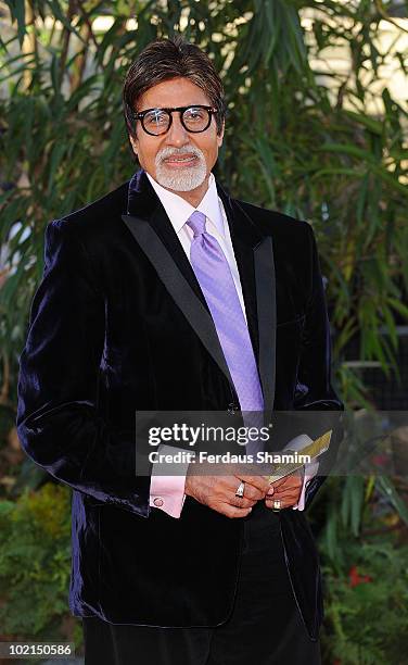 Amitabh Bachchan attends the World Premiere of "Raavan" at BFI Southbank on June 16, 2010 in London, England.