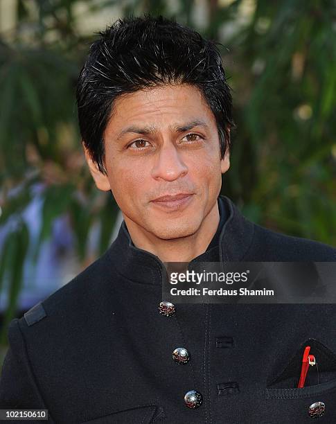 Shakrukh Khan attends the World Premiere of "Raavan" at BFI Southbank on June 16, 2010 in London, England.