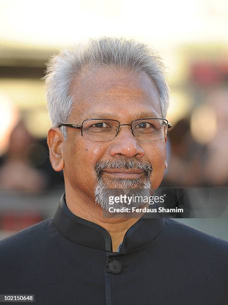 Mani Ratnam attends the World Premiere of "Raavan" at BFI Southbank on June 16, 2010 in London, England.