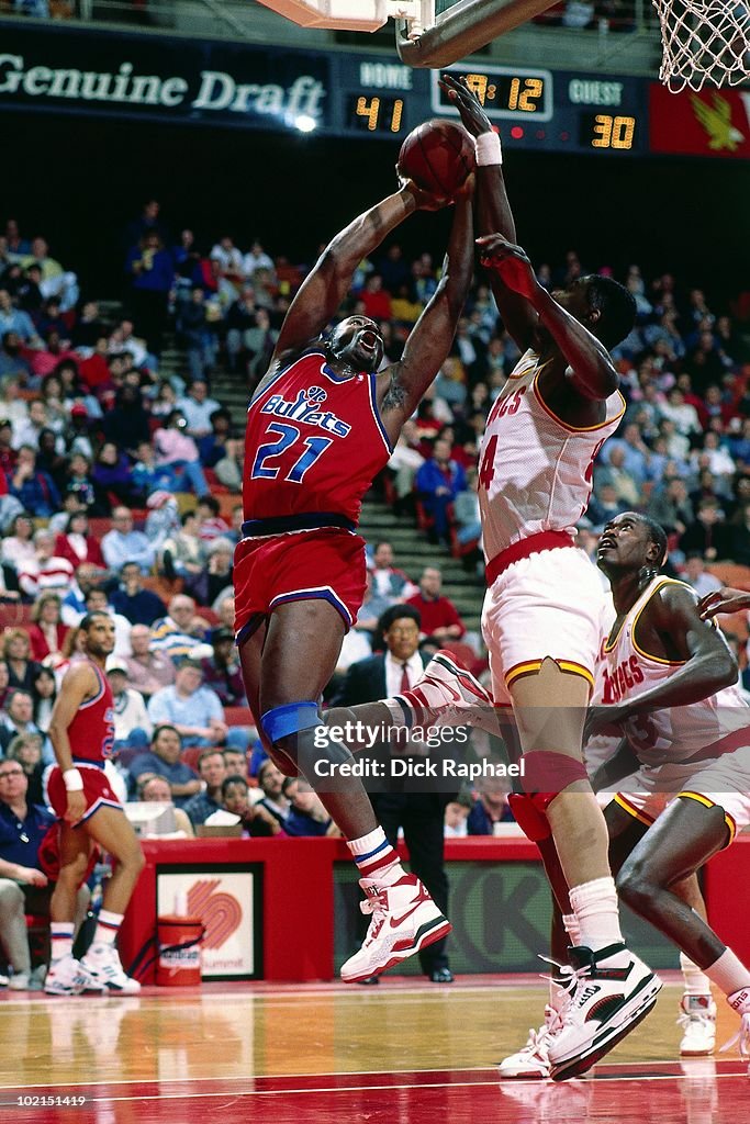 Washington Bullets vs. Houston Rockets