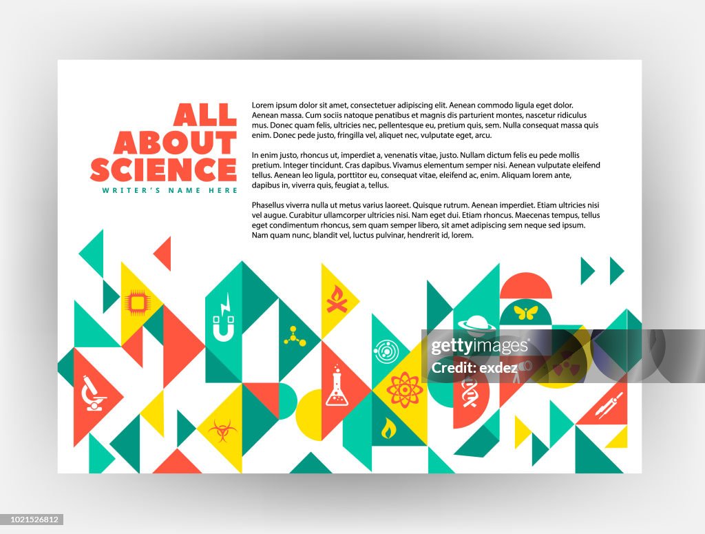 Science Related Print Design High-Res Vector Graphic - Getty Images