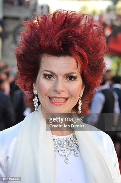 Cleo Rocos arrives at the London premiere of "Raavan" at BFI Southbank on June 16, 2010 in London, England.