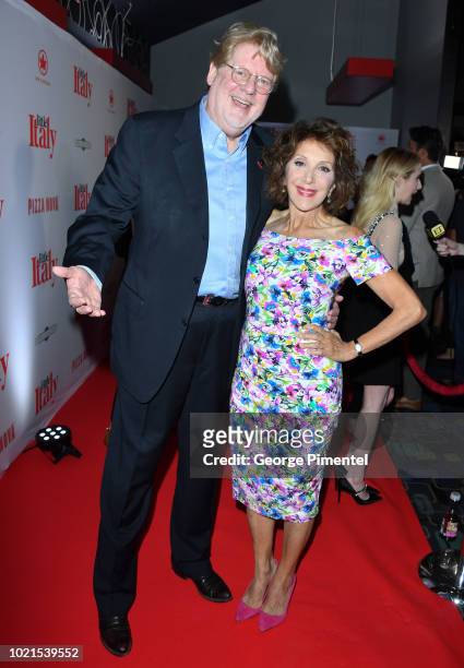 Donald Petrie and Andrea Martin attend Little Italy World Premiere at Scotiabank Theatre on August 22, 2018 in Toronto, Canada.