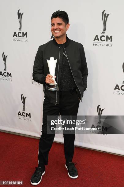 Anthony-Paul Diaz attends the 12th Annual ACM Honors at Ryman Auditorium on August 22, 2018 in Nashville, Tennessee.