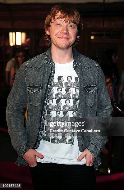 Actor Rupert Grint attends the Grand Opening of The Wizarding World of Harry Potter at Universal Orlando on June 16, 2010 in Orlando, Florida.