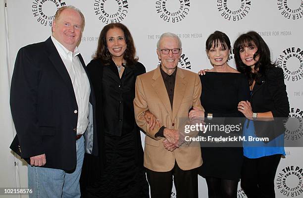 Actor David Joliffe, actress Denise Nicholas, executive producer/director Gene Reynolds and actresses Karen Valentine and Judy Strangis attend the...