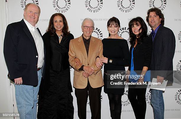 Actor David Joliffe, actress Denise Nicholas, executive producer/director Gene Reynolds and actresses Karen Valentine and Judy Strangis and moderator...