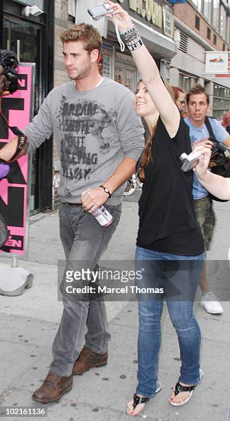 Australian actor Liam Hemsworth sighting in Manhattan on June 16, 2010 in New York, New York.