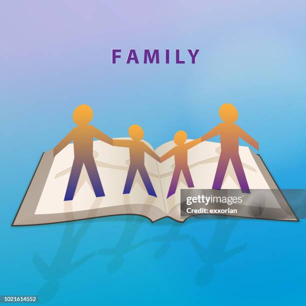 geschichte der familie buch - 3d mom son stock-grafiken, -clipart, -cartoons und -symbole