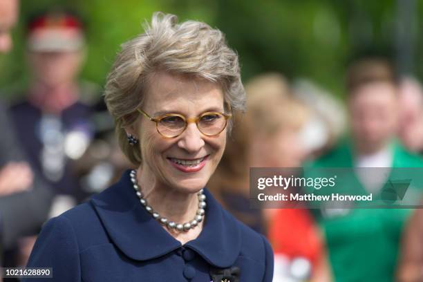 Birgitte Eva Henriksen, the Duchess of Gloucester on June 23, 2018 in Cardiff, United Kingdom.