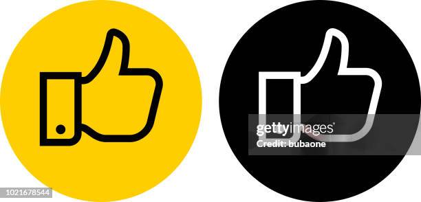 thumbs up icon - thumb stock illustrations