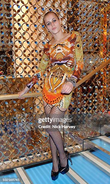 Alice Dellal attends the launch of the Louis Vuitton Bond Street Maison on May 25, 2010 in London, England.