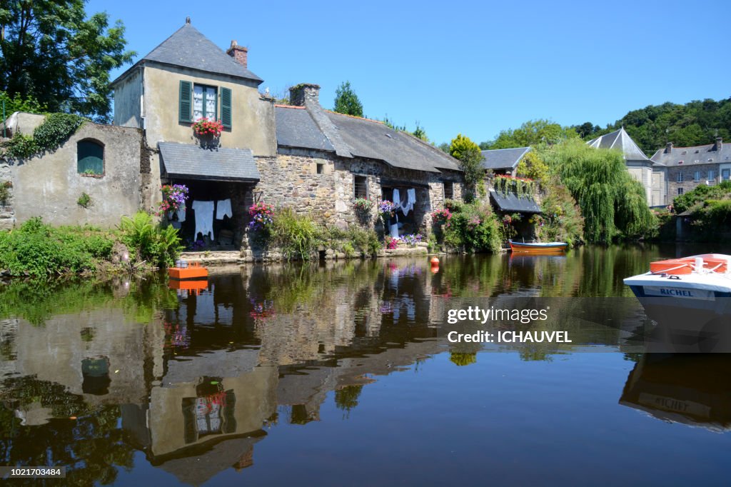 View of Pontrieux Brittany France