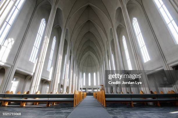 hallgrimskirkja cathedral - hallgrimskirkja bildbanksfoton och bilder