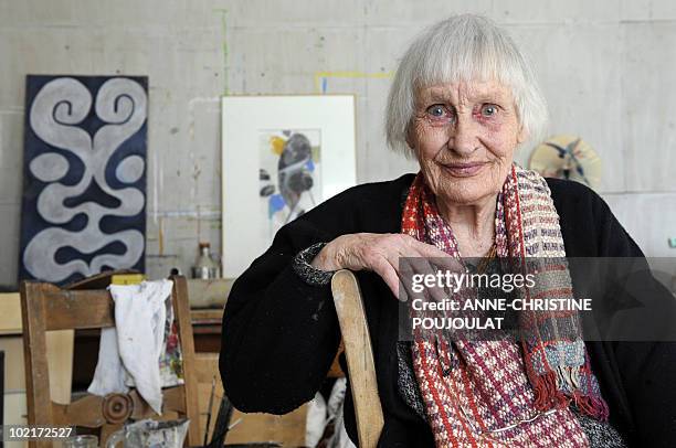 Portrait taken December 08 of Angelica Garnett, in Forcalquier, southern France. Angelica Vanessa Garnett is a British writer and painter. She is the...