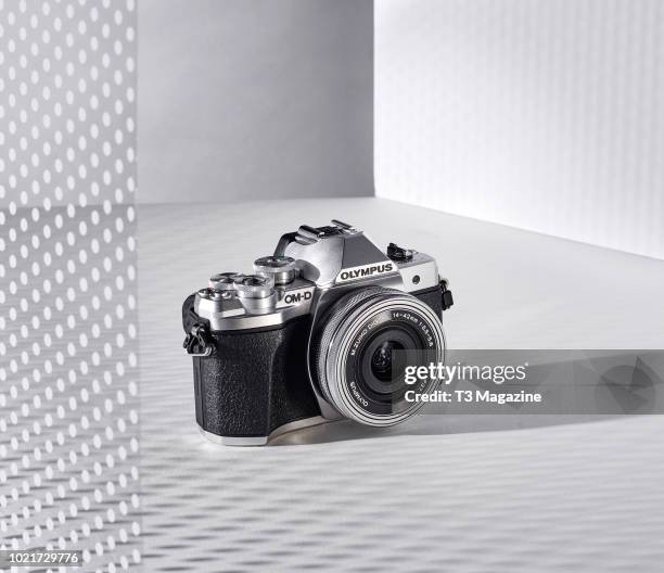 An Olympus O-MD E-M10 Mk III mirrorless digital camera, taken on November 20, 2017.