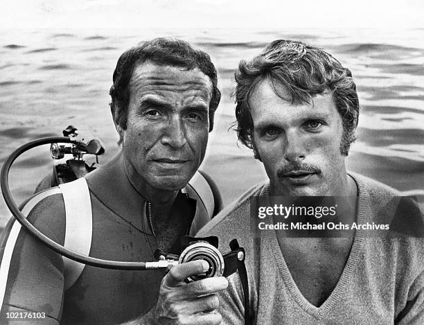 Alejandro Zayas and Chirstofer Perdeger in a scene from the movie "Black Water Gold"which was released on January 6, 1970.