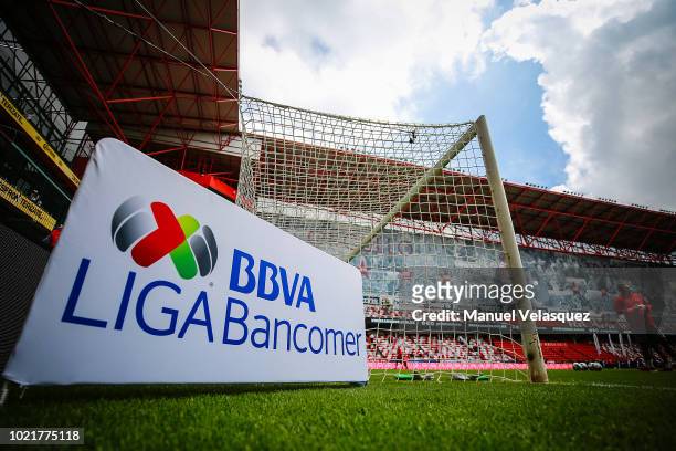 General view of the Nemesio Diez Stadium prior the fifth round match between Toluca and Tijuana as part of the Torneo Apertura 2018 Liga MX at...