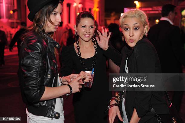 Janine Jarman attends Sebastian Celebrates The 25th Anniversary Of Shaper Hairspray at Paramount Studios on June 15, 2010 in Los Angeles, California.