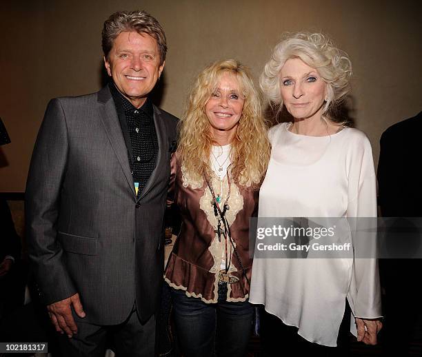 Peter Cetera, Kim Carnes and Judy Collins attend the 41st Annual Songwriters Hall of Fame Ceremony at The New York Marriott Marquis on June 17, 2010...