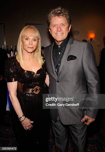 Jackie DeShannon and Peter Cetera attend the 41st Annual Songwriters Hall of Fame Ceremony at The New York Marriott Marquis on June 17, 2010 in New...