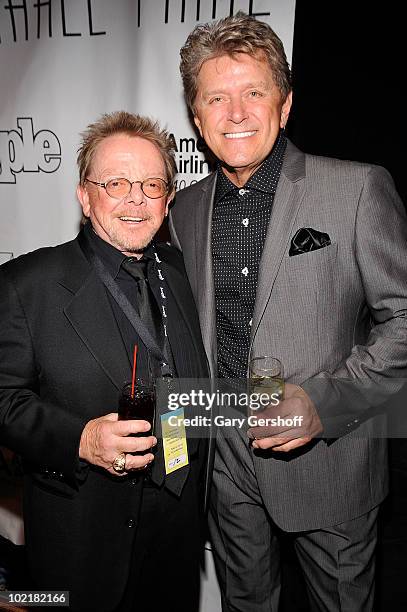 Paul Williams and Peter Cetera attends the 41st Annual Songwriters Hall of Fame Ceremony at The New York Marriott Marquis on June 17, 2010 in New...