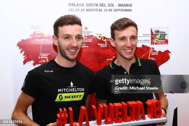 Adam Yates of Great Britain / Simon Yates of Great Britain and Team Mitchelton-Scott of Australia / during the 73rd Tour of Spain 2018, Top Riders...