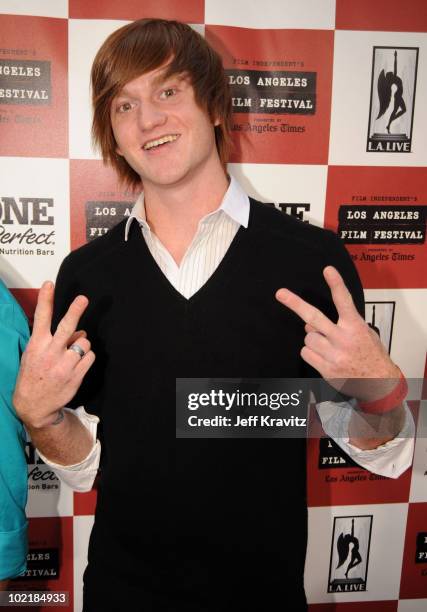 Actor Eddie Hassell arrives at the premiere of Focus Features' "The Kids Are All Right" during the 2010 Los Angeles Film Festival held at Regal...