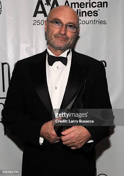 Honoree Phil Collins attends the 41st Annual Songwriters Hall of Fame Ceremony at The New York Marriott Marquis on June 17, 2010 in New York City.