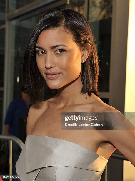 Actress Tinsel Korey attends the "Jonah Hex" Los Angeles premiere held at ArcLight Cinemas Cinerama Dome on June 17, 2010 in Hollywood, California.