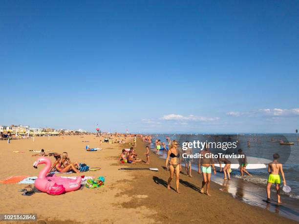 bibione - under the sun in august,1 - bibione stock pictures, royalty-free photos & images