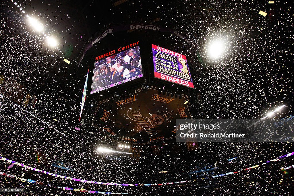 NBA Finals Game 7:  Boston Celtics v Los Angeles Lakers