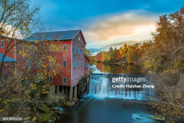 dells grist mill - wisconsin bildbanksfoton och bilder