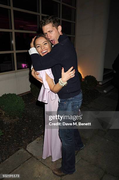 Elen Rives and Matthew Morrison attend the Pre-Wimbledon Party, at The Roof Gardens on June 17, 2010 in London, England.