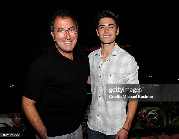 Director Kenny Ortega and actor Zac Efron attend the 2010 Maui Film Festival VIP Party at MALA hosted by Shep Gordon on June 17, 2010 in Wailea,...
