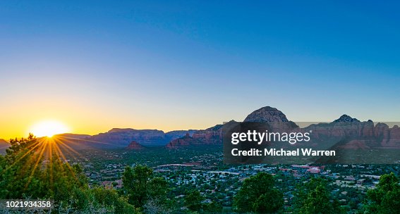 Sunset in Sedona, Arizona Sunset in Sedona, Arizona