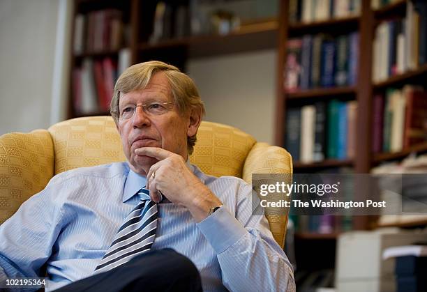 Ted Olson, a famed Supreme Court litigator and former Bush solicitor general whose latest cause is arguing in favor of same-sex marriage, at his...