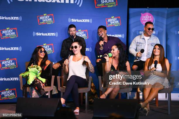 Jenny McCarthy, Mike 'The Situation' Sorrentino, Paul DelVecchio aka Pauly D, Nicole 'Snooki' Polizzi, Vinny Guadagnino, Jenni Farley aka JWoww,...