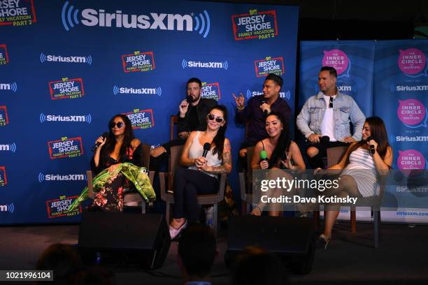 Jenny McCarthy, Mike 'The Situation' Sorrentino, Paul DelVecchio aka Pauly D, Nicole 'Snooki' Polizzi, Vinny Guadagnino, Jenni Farley aka JWoww,...